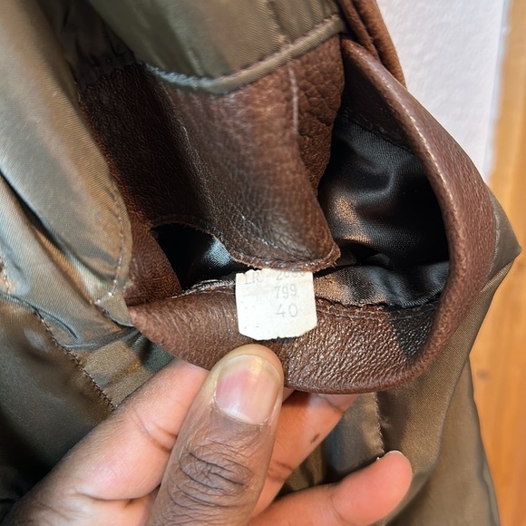 VINTAGE Reed Sportswear Men's Brown Leather jacket - Picture 11 of 11